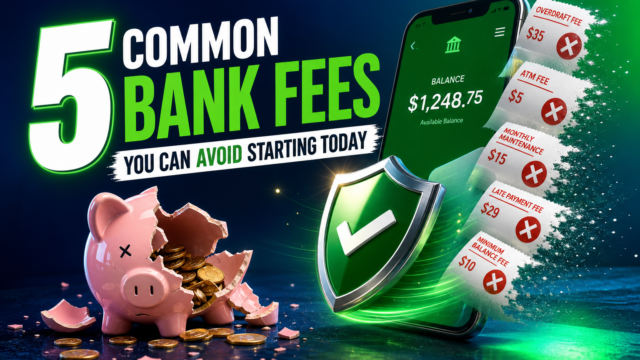 5 Common Bank Fees You Can Avoid Starting Today