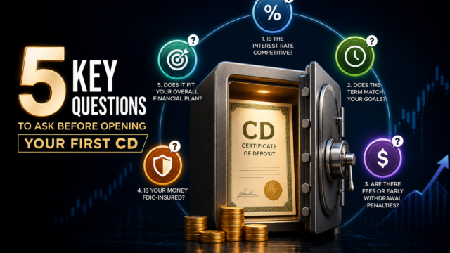 5 Key Questions to Ask Before Opening Your First Certificate of Deposit (CD)
