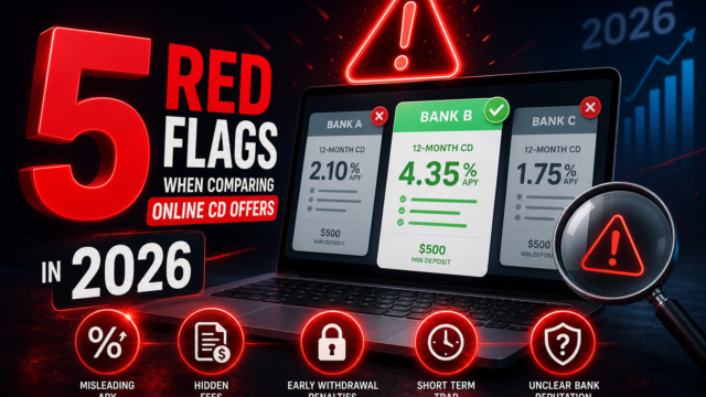 5 Red Flags When Comparing Online CD Offers in 2026