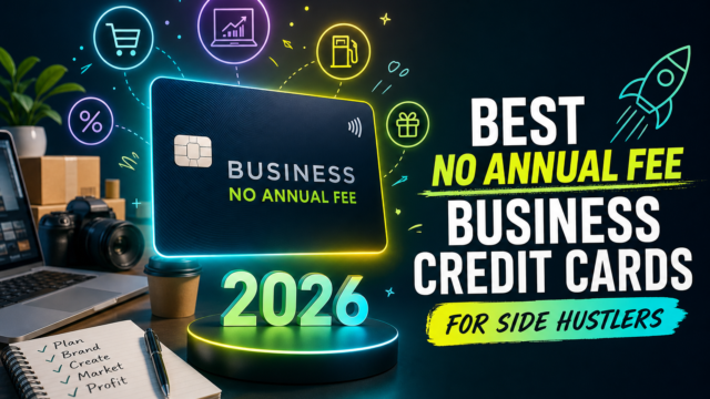 Best No Annual Fee Business Credit Cards for Side Hustlers in 2026