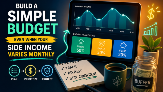 How to Build a Simple Budget When Your Side Income Varies Monthly