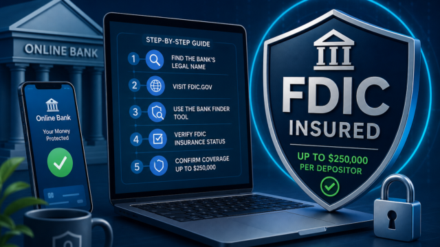 How to verify if an online bank is FDIC insured: step-by-step guide (2026)
